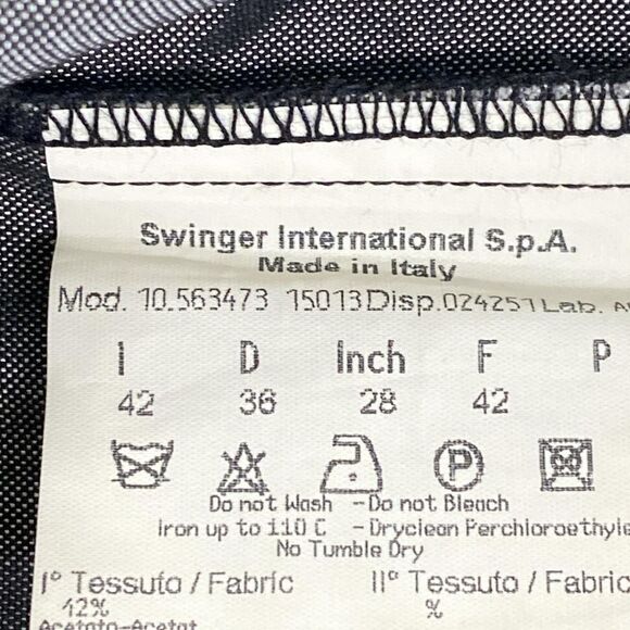 Fendi Jeans Sleeveless Cut And Sew Size 42 M Women's - Dark Gray Crew Neck - Picture 6 of 6